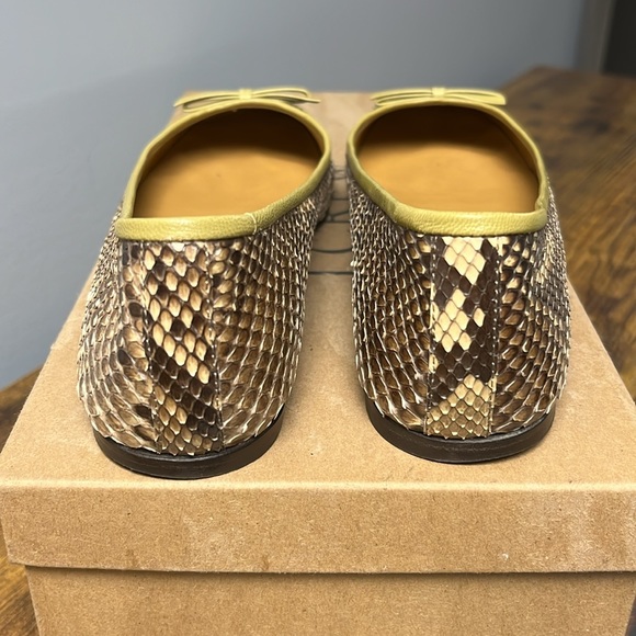 J. Crew python print ballet flats, size 7 1/2 - Picture 5 of 16